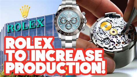 rolex création|Rolex increasing production.